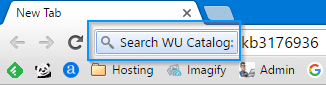 windows update catalog search engine