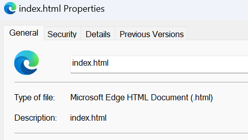 html files cannot associate in windows 11