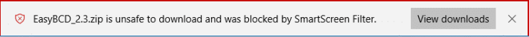 edge unsafe files block download
