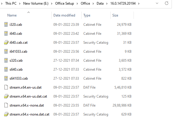 ODT office setup files download