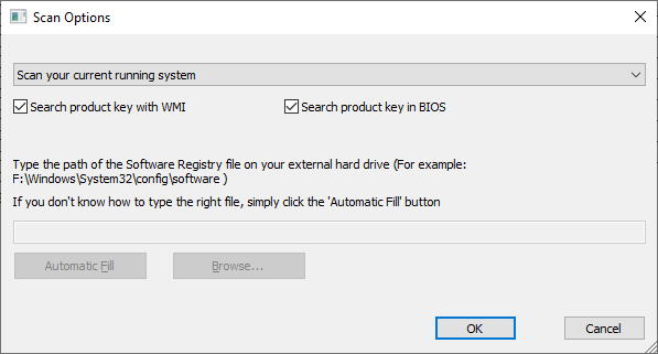 offline product key scanner from nirsoft