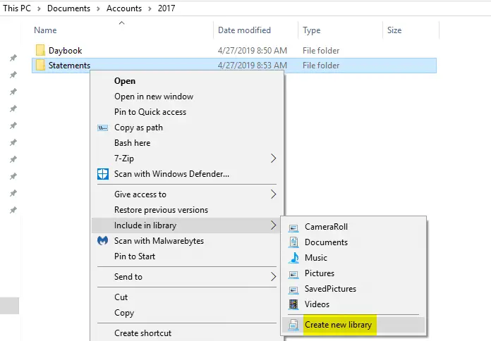 how to rename pinned quick access folders in windows 10