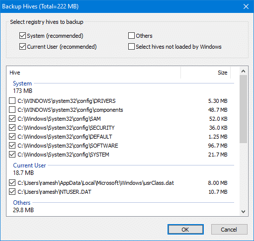 completely backup windows 10 registry - registry backup and restore utility