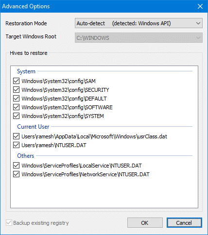 completely backup windows 10 registry - registry backup and restore utility