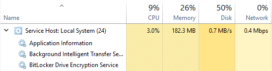 svchost separate windows 10