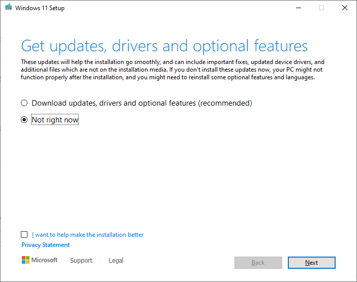 windows setup stuck checking for updates - disable dynamic update