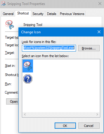 start snipping tool in capture mode