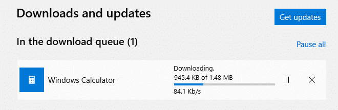 windows store slow download speed